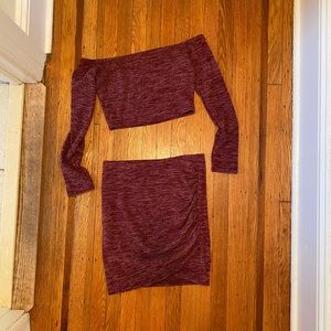 Fashion nova skirt set